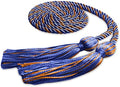 Endea Graduation Single Honor Cord Two-Color (Royal Blue/Orange) by EndeaGraduation
