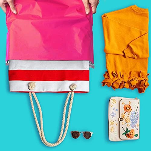 Metronic Poly Mailers 12x15.5 100 Pack Pink Medium Clothing Shipping Bags - Image 5