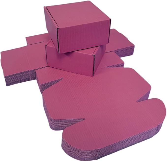 10 Pcs 9.8 x 9.8 x 4 inches Large Size Corrugated Cardboard Gift Boxes - Image 4