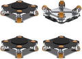 ONEON Furniture Mover with Wheels - Add Black Connect Dolly Pro 4 Pack by ONEON
