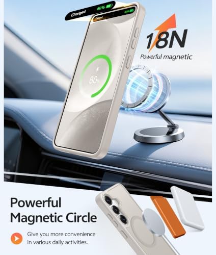 FNTCASE for Samsung Galaxy S25/S24 Case, Fit for Magsafe, Screen Protector - Image 3