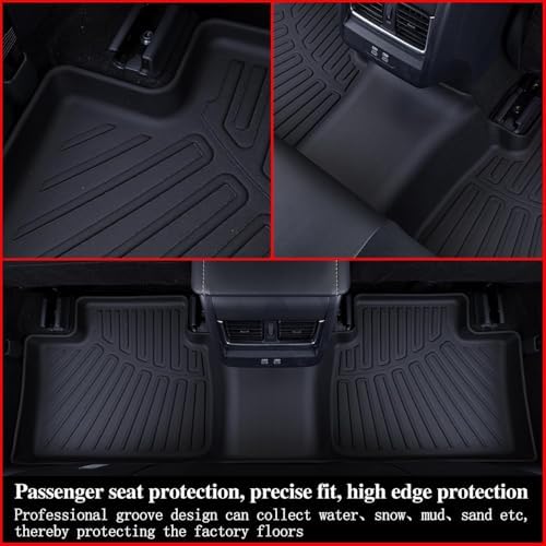 Floor Mats for 2023-2026 Chevrolet Colorado/GMC Canyon Crew Cab, TPE All Weather Protection Floor Liners Custom Fit for Chevy Colorado/Canyon Accessories - Image 5