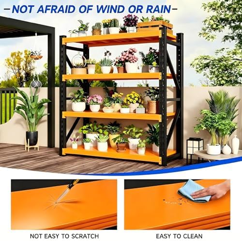 Heavy‑Duty Metal Garage Shelving Unit, 3000 LBS Total Load Capacity - Image 4