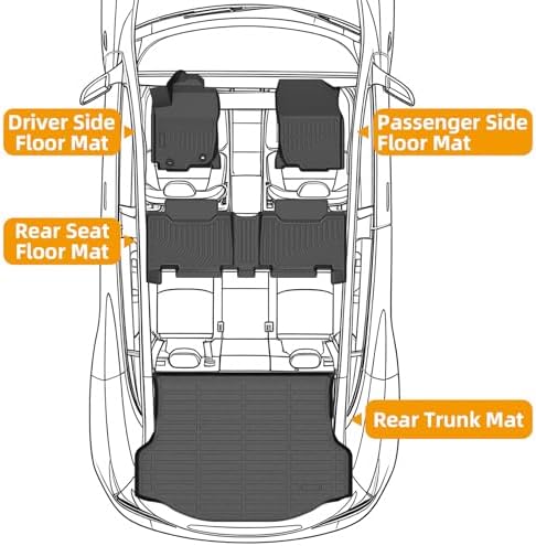 Floor Mats for Toyota RAV4 2013 2014 2015 2016 2017 2018, for RAV4 LE,XLE - Image 6