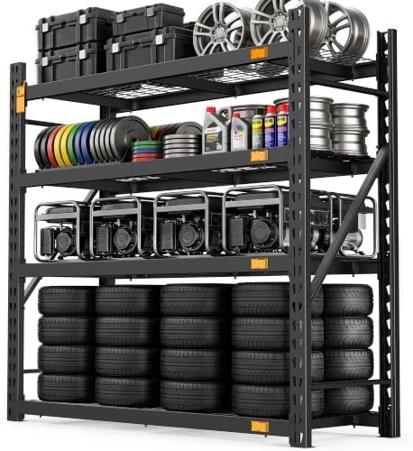 CAMMOO 6000LBS Heavy Duty Storage Shelves, 61''W x 24''D x 72''H by CAMMOO