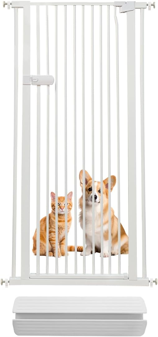 Lumizone Extra Tall Cat Gate 61.02" High Pressure Mounted Extra Wide 2025 New by Lumizone