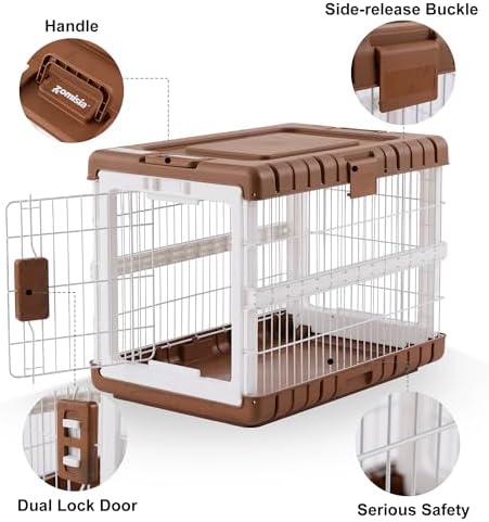 ZOMISIA 28" L Collapsible Dog Crate for Dogs, Heavy Duty Dog Kennel Indoor - Image 5
