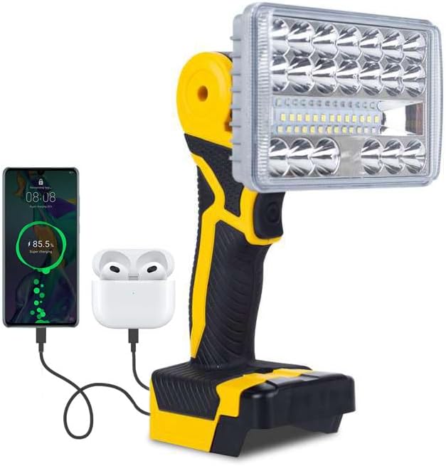 【36w・6500k】 Cordless LED Work Light Compatible by RIWELF
