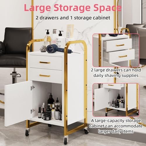 4ever2buy Salon Station for Hair Stylist, Rolling Salon Station Cart - Image 6