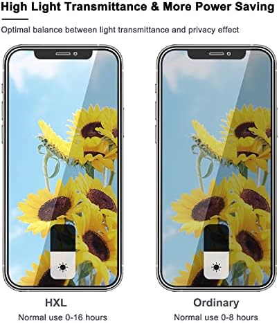 PEHAEL for iPhone 12 Pro Max Privacy Screen Protector+Camera Lens Protector - Image 2