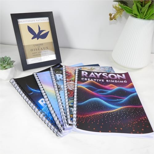 Rayson Wire Binding Spines, 2:1 Pitch, 21-Loop Black, Mixed Sizes, 100 Pack - Image 6