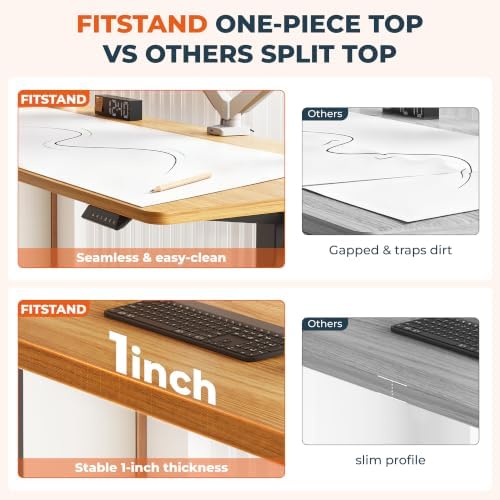 60x 24x 1''One-piece Standing Desk Stand Up Adjustable Desk - Image 5