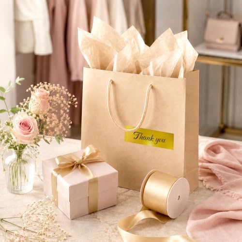 1 * 3Inch Holographic Gold Thermal Labels, Waterproof Printable Direct Thermal Stickers, Self-Adhesive for Small Business Logo, QR Code, Price Tag & Packaging, 300Pieces/Roll - Image 6