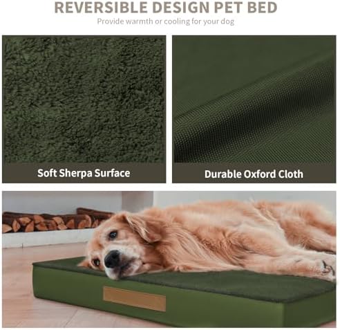 Large Waterproof Orthopedic Dog Bed with Egg Crate Foam - Image 7