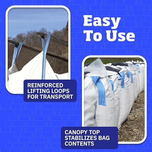 DURASACK Heavy Duty Builder's Bulk Bags 200 Gallon, Flap Top - Image 5