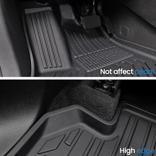 Floor Mats for Chevy Traverse 2018-2023 7 Seats w/Captain Chair - Image 3