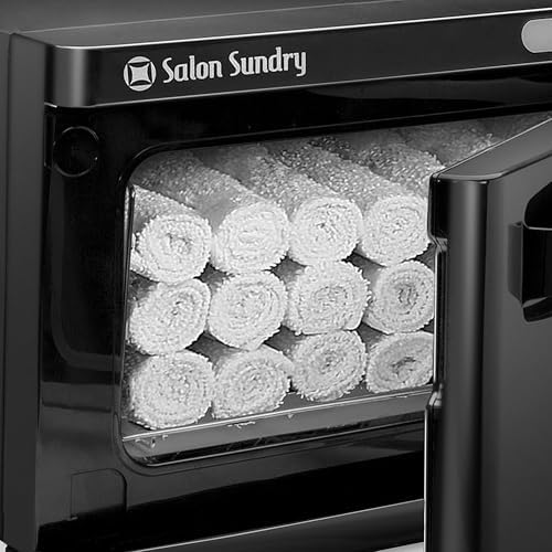 Salon Sundry Professional Hot Towel Warmer Cabinet - Facial Spa and Salon Equipment - Black - Image 5