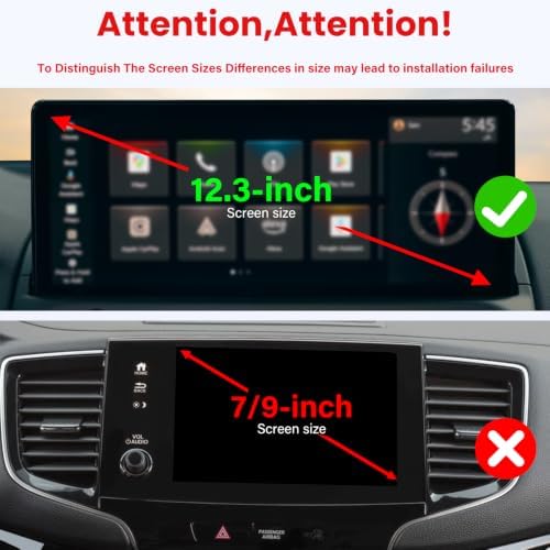 Car Phone Holder Fit for Honda Passport/Pilot 2026 w/Dash Tray Storge Box Organizer-Cell Phone Mount for Passport/Pilot Accessories 12.3inch Touch Screen 360 Degree Rotation (Not fit 14.5 inch) - Image 4