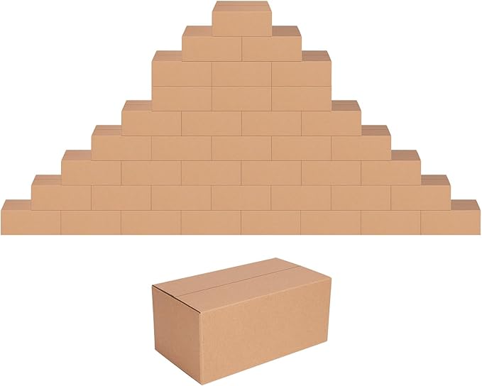 EdenseeLake 40 Pack 9x5x4 inches Shipping Boxes Small Cardboard Boxes by Edenseelake