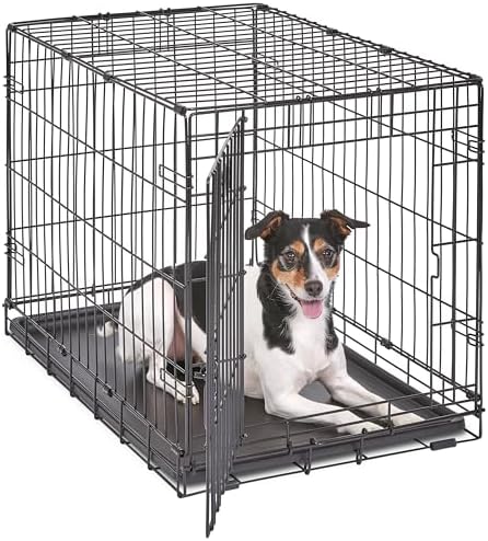 Midwest 30-Inch Single Door iCrate, for Medium Breeds, 21-40 lbs by MidWestHomesForPets