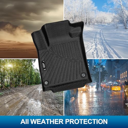 PELEUS Floor Mats Compatible with Honda Accord 2018-2022, Custom Fit TPE All Weather Car Mats & Cargo Liner Full Set (1st & 2nd Row), Non-Slip Odorless Heavy Duty Floor Liners (Include Hybrid) - Image 4