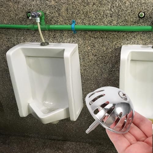 OUNONA 3-Pack Urinal Strainer Stainless Steel Urinal Drain Strainer with Polished Surface Accessories for Bathroom Toilet and Commercial Restrooms Easy to Clean and Install - Image 4