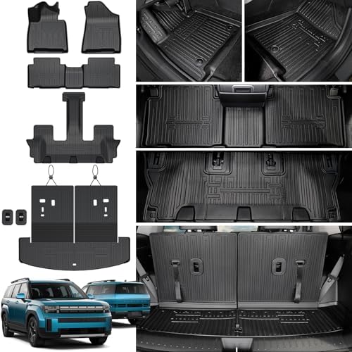 Floor Mats for Hyundai Santa Fe 2024-2026 Hybrid & Gas Model by JOULARISE