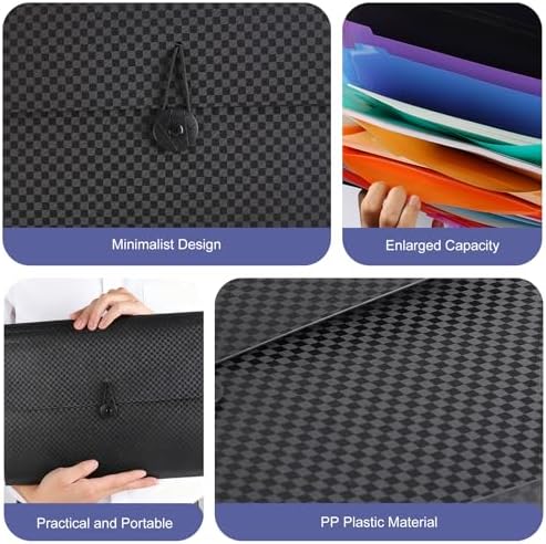 13 Pocket Expanding File Organizer, Accordion Document Folder - Image 4