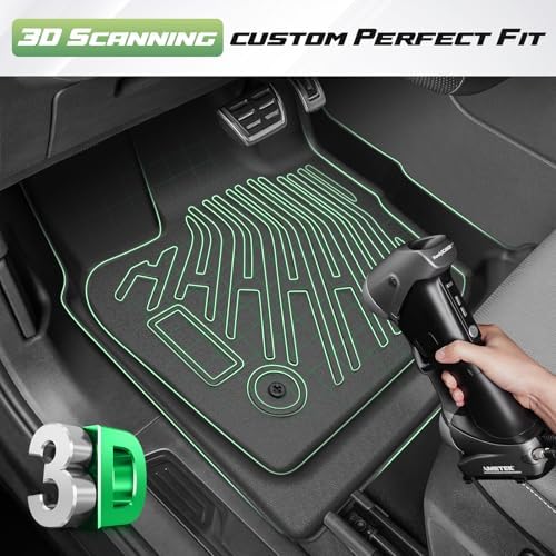 Escape Floor Mats - Car Mats for Ford Escape 2009-2012, Mazda Tribute & 2009-2011 Mercury Mariner, All Weather Floor Mats and Cargo Liner for Escape Accessories, Heavy Duty Rubber Mats - Image 2