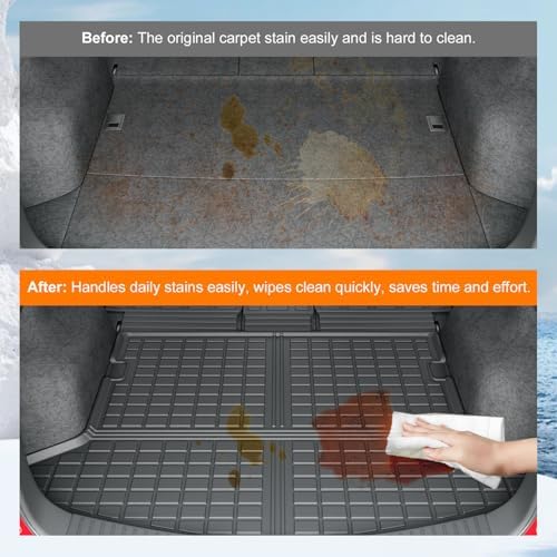 powoq Cargo Mat & Backrest Mat Compatible with 2017-2022 Mazda CX5 - Image 3