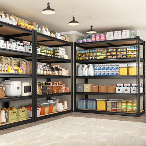 ROOMFAVE 40" W Storage Shelves 5 Tier Garage Shelving 2350LBS, 4PCS - Image 5