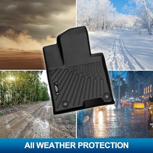 PELEUS Floor Mats and Cargo Liners Compatible with Hyundai Tucson 2022-2026 Gas, All Weather Heavy Duty TPE Car Mats Full Set with Backrest Mat, Upgraded Raised Edges Odorless, Not for Hybrid/PHEV - Image 6
