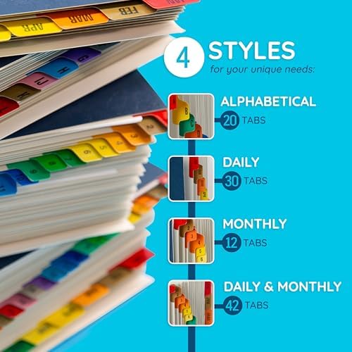 Blue Summit Supplies Expanding Desk File Sorter, Alphabetical, Letter Size - Image 6