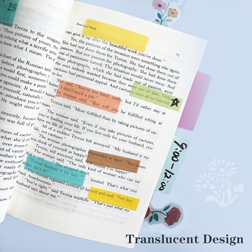 ELII 500 PCS Tabs 2 Inch Book Tabs Sticky Index Tabs,File Tabs - Image 6
