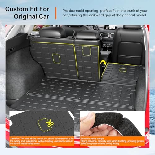 powoq Floor Mats Cargo Mat Compatible with 2023-2025 Mazda CX-5 - Image 2