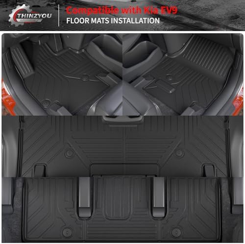Floor Mats for 2024 2025 2026 Kia EV9 6&7 Seats Accessories - Image 2