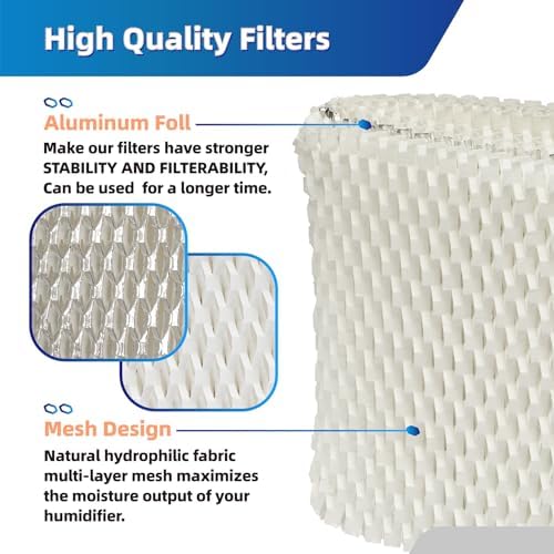 WF2 Humidifier Filter Replacement for Vicks Kaz Humidifier, 6 Pack - Image 4