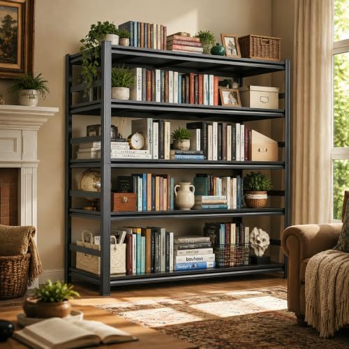 PRESTELION Garage Shelving 3000 LBS Adjustable Metal Storage Shelves - Image 2