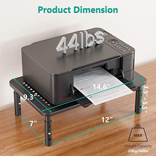 WALI Computer Monitor Stand for Desk, Adjustable Laptop Riser, up to 44 lbs - Image 4