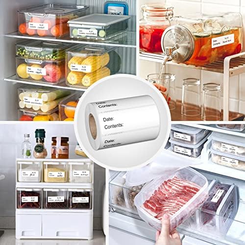 500PCS 1" x 3" Write-On Freezer Labels for Food Containers/Jars - Image 7