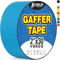 Gaffers Tape (2" x30 Yards) Heavy Duty, Easy Rip | Light Blue by Unknown