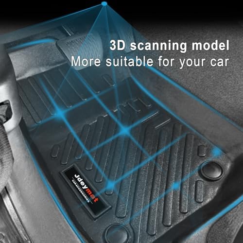 for 2021-2025 2026 Jeep Wrangler JL 4XE Hybrid 4 Door (Not JL or JK) Floor Mats Cargo Liner and Backrest Mats TPE All Weather Accessories (for 2021-2026 Jeep Wrangler 4XE Full Set) - Image 4