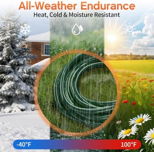 50FT 16 Gauge Green Outdoor Extension Cord with Multiple Outlets - Image 6