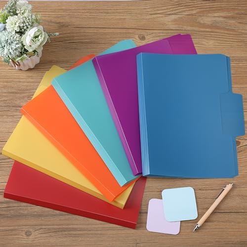 Mr. Pen- File Folders, 1/3 Cut Tab, 6 Pack, Assorted Colors, Letter Size - Image 6