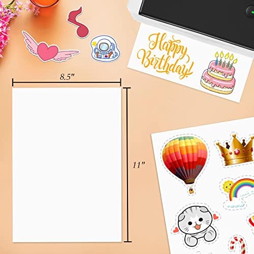 500 Full Sheet Stickers, 8.5" x 11", 500 Labels - Image 2