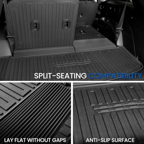 Floor Mats for Hyundai Palisade Hybrid 2026 7&8 Seat w/Cargo Mat - Image 5
