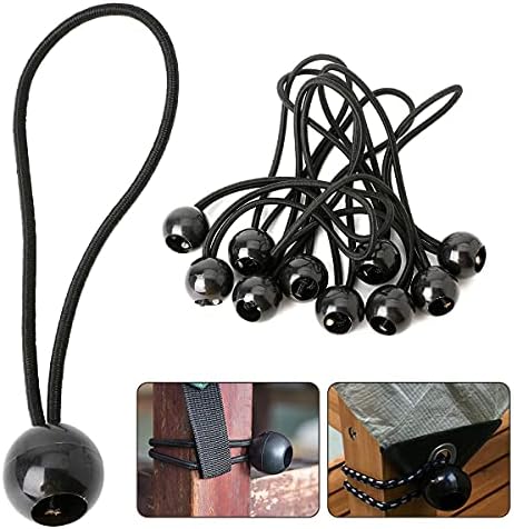 Tarp Clips Heavy Duty Lock Grip - Thumb Screw Tent Clamps Ball Bungee Cords Tarp Canvas Clips Tent Clip Tarp Clamps for Outdoor Camping Canopy Awnings Canvas Cover Car Cover Hammock Cover, 20 Pack - Image 7