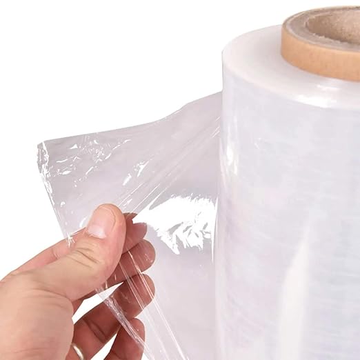 APQ 4 rolls of Cast Hand Stretch Film 12" x 2000'. Hand Stretch Wrap, 60 Gauge - Image 8