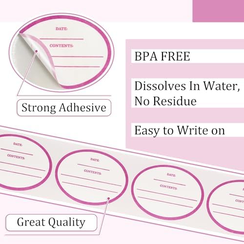 LLIKED 200 Stickers Dissolvable Food Labels 1 1/2" x 2" Canning for Jars - Image 4
