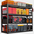 30" Deep Garage Shelving Unit, 55" W x 30" D x 72" H, Heavy Duty Garage Storage Shelves, 4 Tier Industrial Adjustable Shelves for Basement Warehouse, Commercial Shelving by SKZNSA